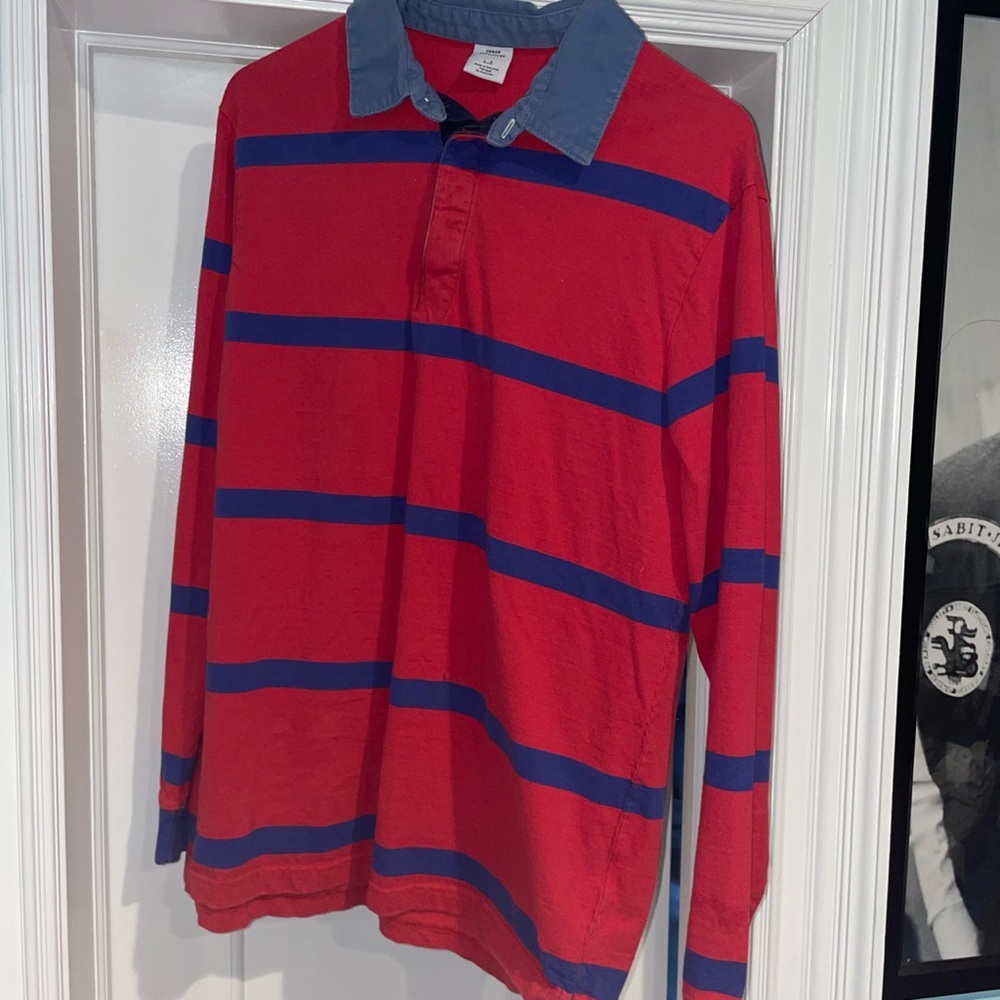 Urban Outfitters Striped Rugby Shirt (size L)